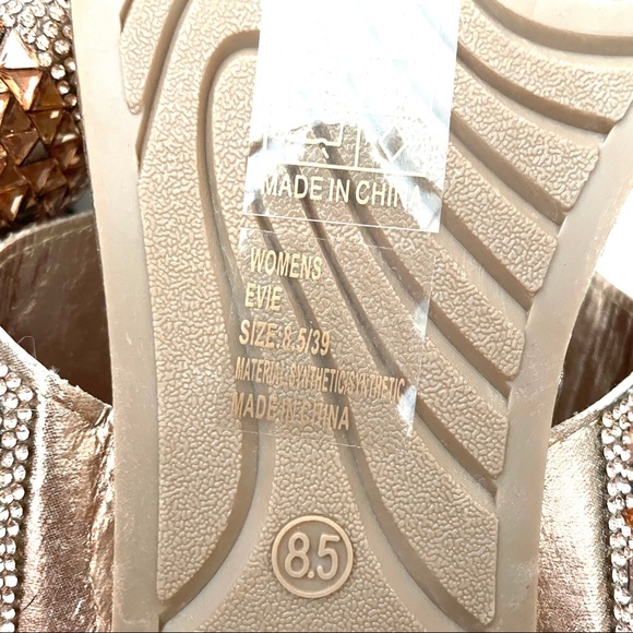 CG shoes Evie rose gold flip flops - Picture 5 of 7